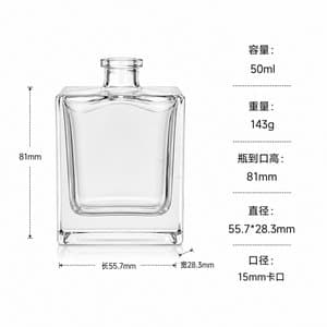 B817 perfume glass bottle