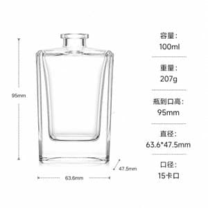 B814 perfume glass bottle