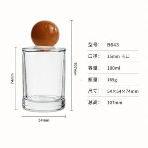 B643 perfume glass bottle