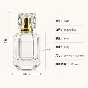 B642 perfume glass bottle