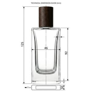 B581 perfume glass bottle