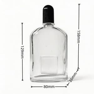 B137 perfume glass bottle