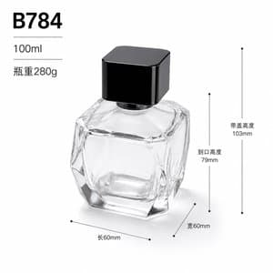 B784 perfume glass bottle
