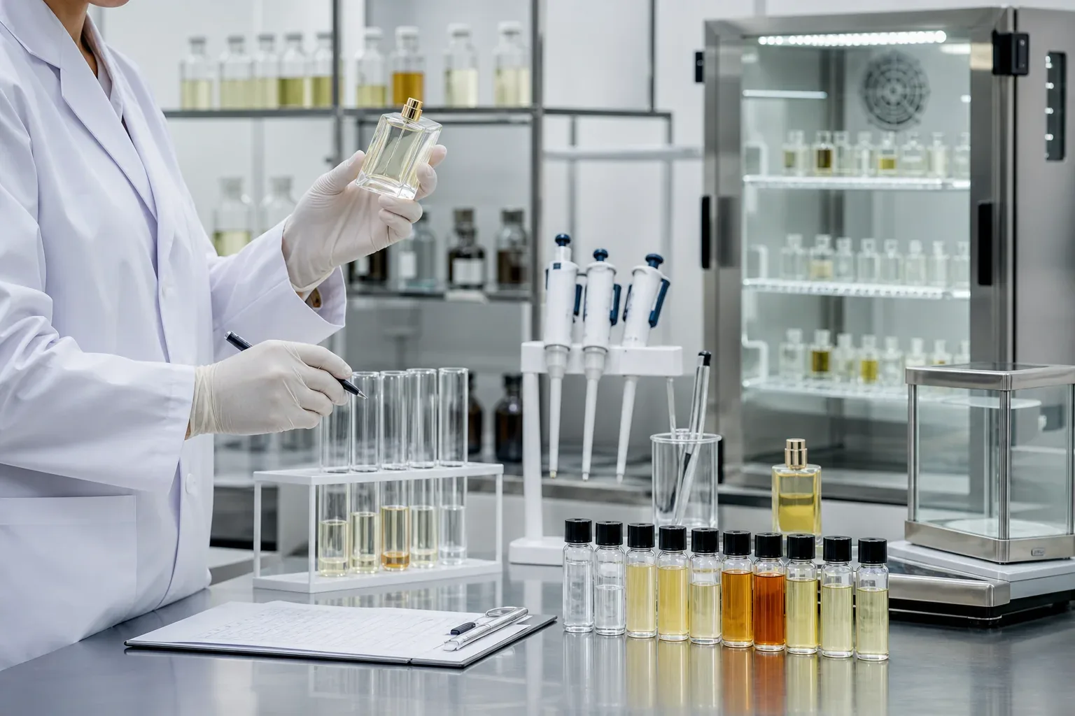 Inspection & Packing step in custom perfume manufacturing