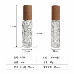 B758 perfume glass bottle