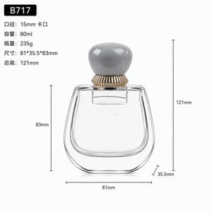 B717 perfume glass bottle