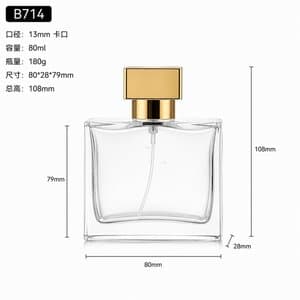 B714 perfume glass bottle