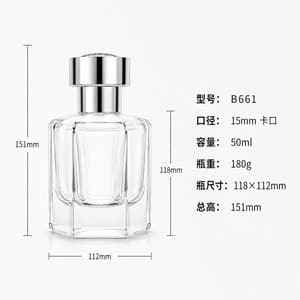 B661 perfume glass bottle