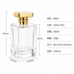 B654 perfume glass bottle