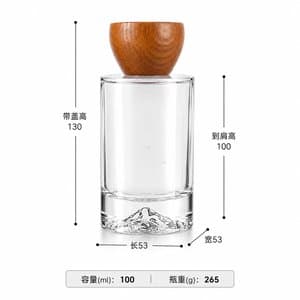 B630 perfume glass bottle