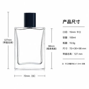 B607 perfume glass bottle