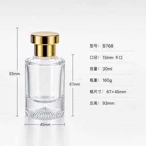 B768 perfume glass bottle