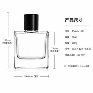 B605 perfume glass bottle