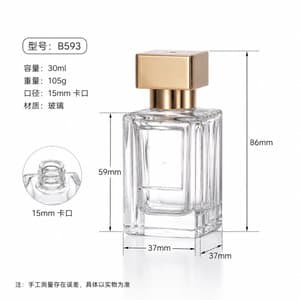 B593 perfume glass bottle